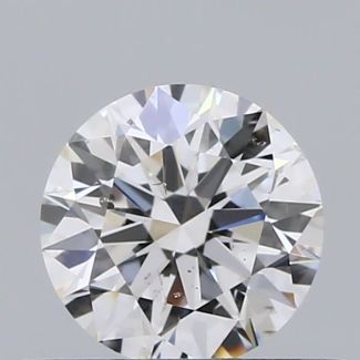 0.4 Carat Round E SI1 EX GIA Natural Diamond