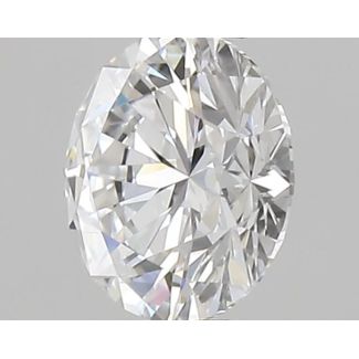 0.37 Carat Round D VVS1 EX GIA Natural Diamond