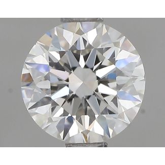 0.9 Carat Round H VVS2 EX VG GIA Natural Diamond