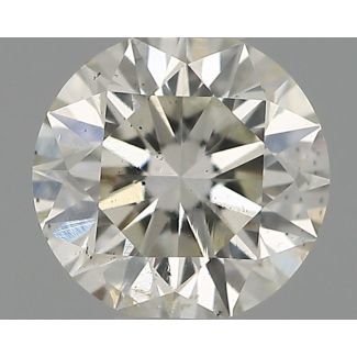 0.34 Carat Round H SI2 EX VG IGI Natural Diamond