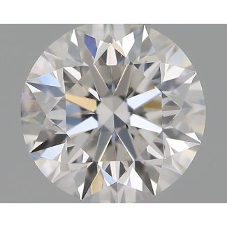 0.6 Carat Round F VVS2 EX GIA Natural Diamond