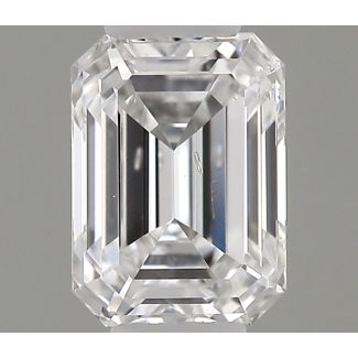 0.2 Carat Emerald D SI1 - VG NONE Natural Diamond