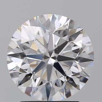 2.01 Carat Round D SI1 EX GIA Natural Diamond