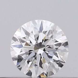 0.23 Carat Round D IF EX GIA Natural Diamond