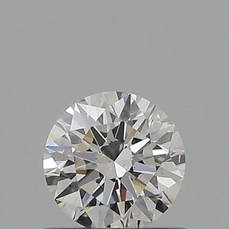 0.55 Carat Round H VS2 EX GIA Natural Diamond