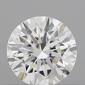 0.27 Carat Round D VVS2 EX GIA Natural Diamond