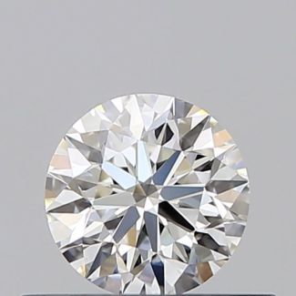 0.4 Carat Round H VVS2 EX VG GIA Natural Diamond