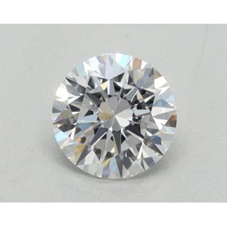 0.35 Carat Round D VVS1 EX GIA Natural Diamond