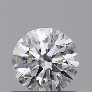 0.51 Carat Round F VS1 EX IGI Natural Diamond