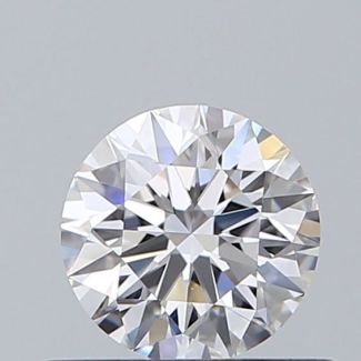 0.46 Carat Round D VVS1 EX GIA Natural Diamond