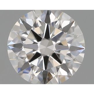 0.4 Carat Round E VS2 EX GIA Natural Diamond