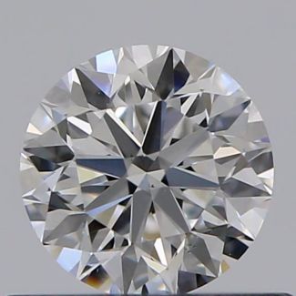 0.46 Carat Round D VS2 VG EX GIA Natural Diamond