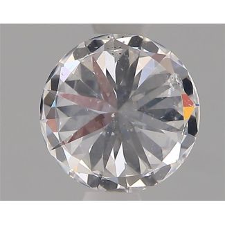 0.70 Carat Round D SI2 EX VG GIA Natural Diamond