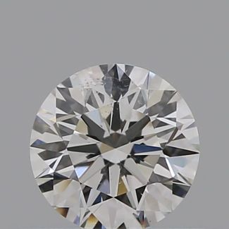 0.34 Carat Round E SI1 EX GIA Natural Diamond