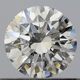 0.5 Carat Round D VVS2 EX GIA Natural Diamond