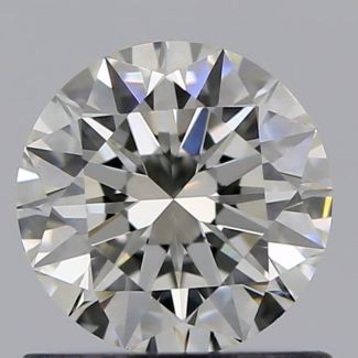 0.70 Carat Round I VS1 EX GIA Natural Diamond