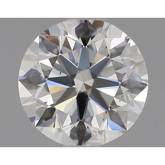 0.8 Carat Round F VS1 EX GIA Natural Diamond