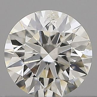 0.40 Carat Round H SI2 EX IGI Natural Diamond