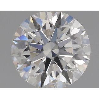 0.62 Carat Round F VS1 EX GIA Natural Diamond