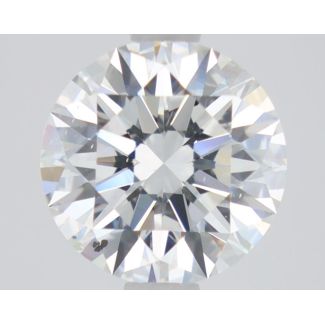 1.5 Carat Round F SI1 EX GIA Natural Diamond