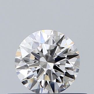 0.4 Carat Round H VS1 EX GIA Natural Diamond