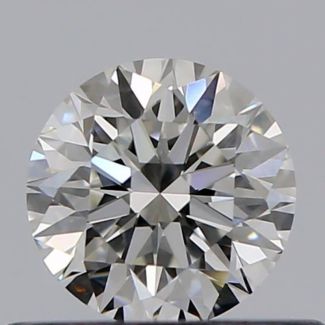 0.40 Carat Round H VS1 VG EX GIA Natural Diamond