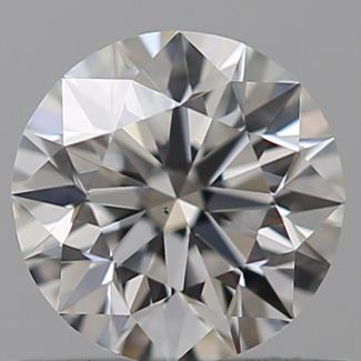 0.50 Carat Round E VS1 EX VG GIA Natural Diamond