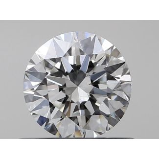 0.5 Carat Round H VVS1 VG EX GIA Natural Diamond