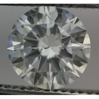 0.35 Carat Round F SI2 VG EX GIA Natural Diamond