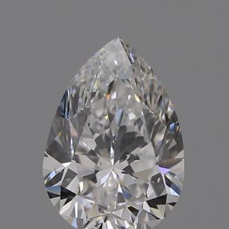 0.51 Carat Pear D SI1 - EX G GIA Natural Diamond