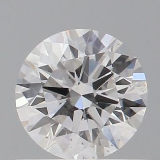 0.51 Carat Round F VS2 EX GIA Natural Diamond