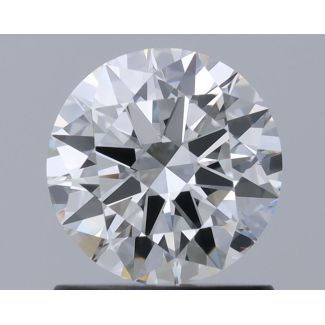 0.95 Carat Round H VS1 EX GIA Natural Diamond