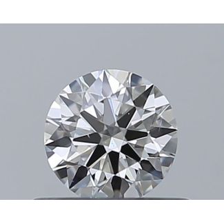 0.4 Carat Round F VS2 EX GIA Natural Diamond