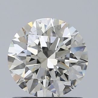 0.83 Carat Round I SI2 EX GIA Natural Diamond