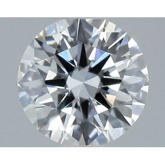 0.34 Carat Round D VVS1 EX GIA Natural Diamond