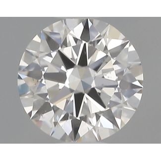 0.5 Carat Round H VS2 EX GIA Natural Diamond