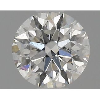 0.4 Carat Round G SI2 EX GIA Natural Diamond