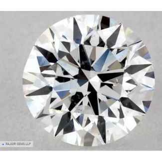 0.50 Carat Round F SI1 VG GD GIA Natural Diamond