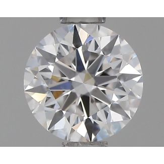 0.64 Carat Round D VS2 EX GIA Natural Diamond