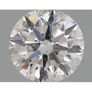 0.30 Carat Round D SI2 EX GIA Natural Diamond