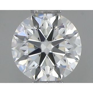 0.45 Carat Round H VVS1 EX IGI Natural Diamond