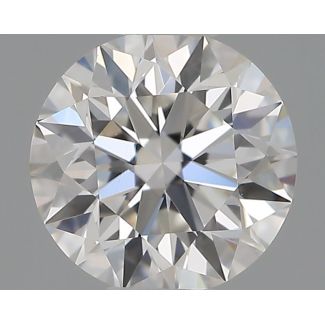 0.35 Carat Round E VVS1 EX GIA Natural Diamond