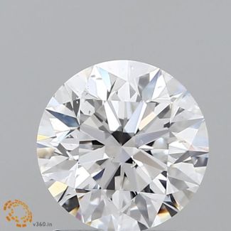 1.5 Carat Round E SI2 EX GIA Natural Diamond