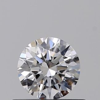 0.38 Carat Round D VS1 EX GIA Natural Diamond