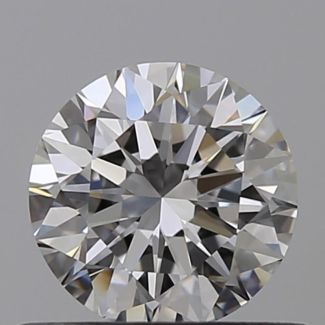 0.6 Carat Round E VVS1 EX GIA Natural Diamond