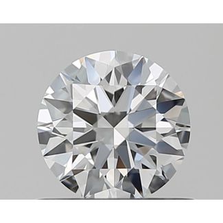 0.62 Carat Round E VVS1 EX GIA Natural Diamond