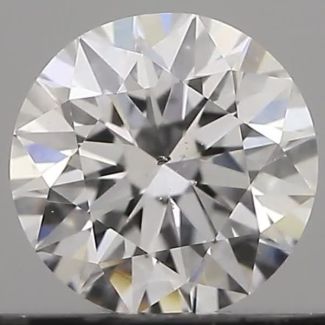 0.34 Carat Round D SI1 EX GIA Natural Diamond