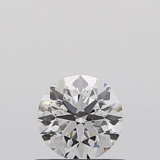 0.51 Carat Round F SI1 VG EX GIA Natural Diamond