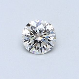 0.37 Carat Round H VS2 EX VG GIA Natural Diamond