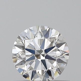 0.6 Carat Round F SI1 EX VG GIA Natural Diamond